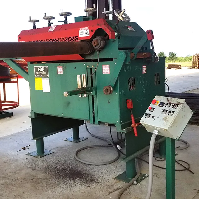 A KRB T22HD Spiralmatic with its operator control box.